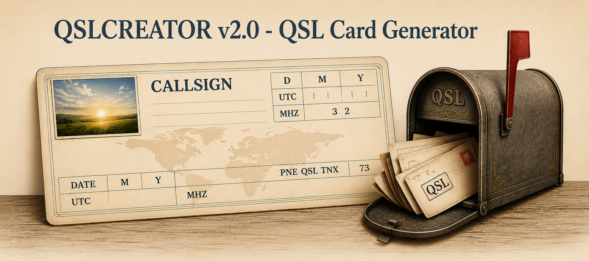 Generador de Tarjetas QSL